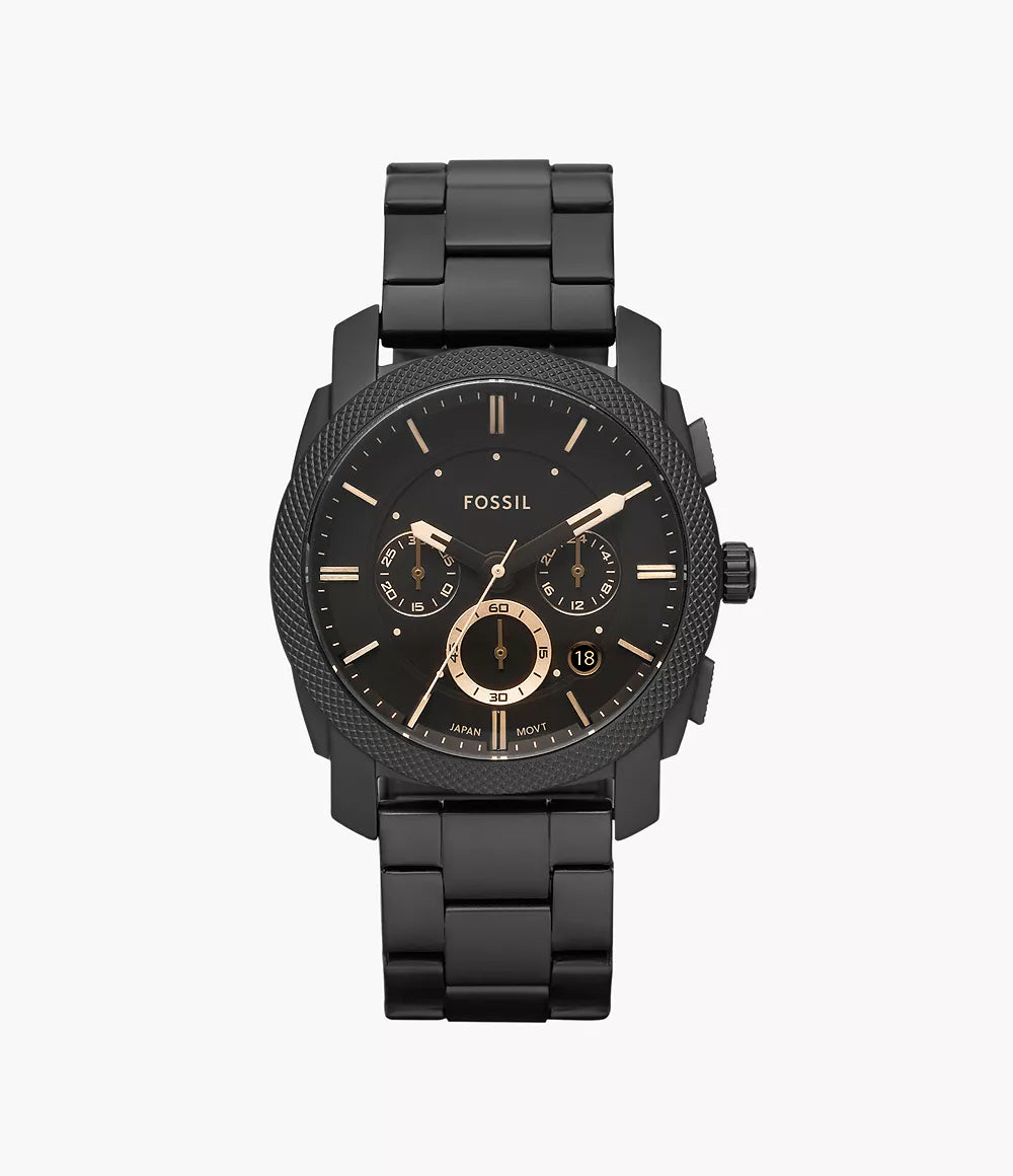 Buy Fossil Men Black Dial Watch FS4682