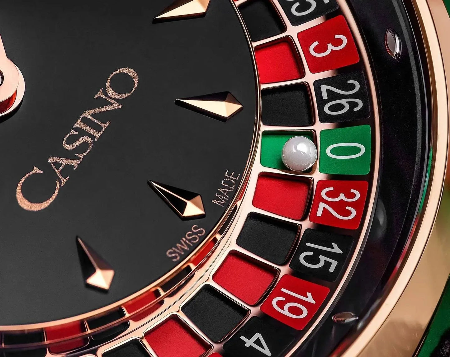 Buggati Jacob & Cobe Casino Premium Luxury Watch (Royal Red & Black)