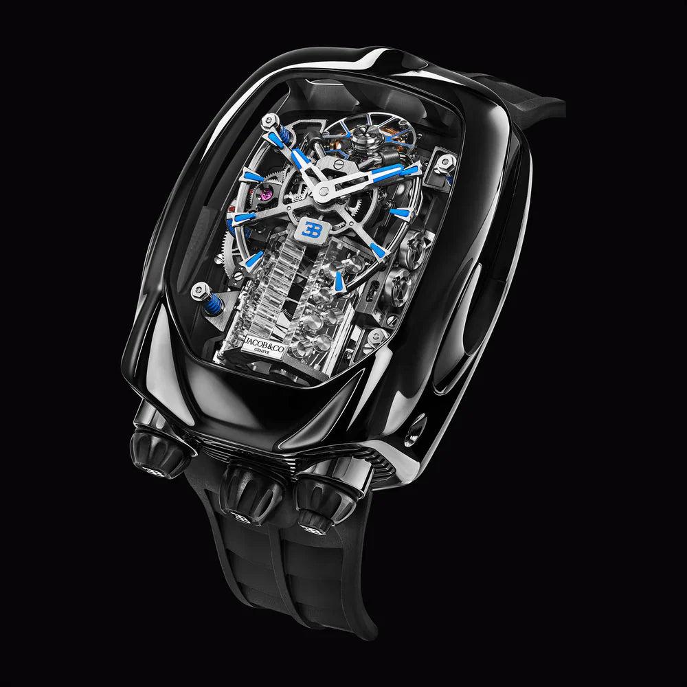 J.aco.b   &   Co   X   Bu.gat.ti   Chiron   Tourbillon   Luxury   Watch