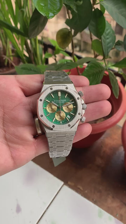 Audemars Piguet Royal Oak Offshore Chronograph Silver-Green